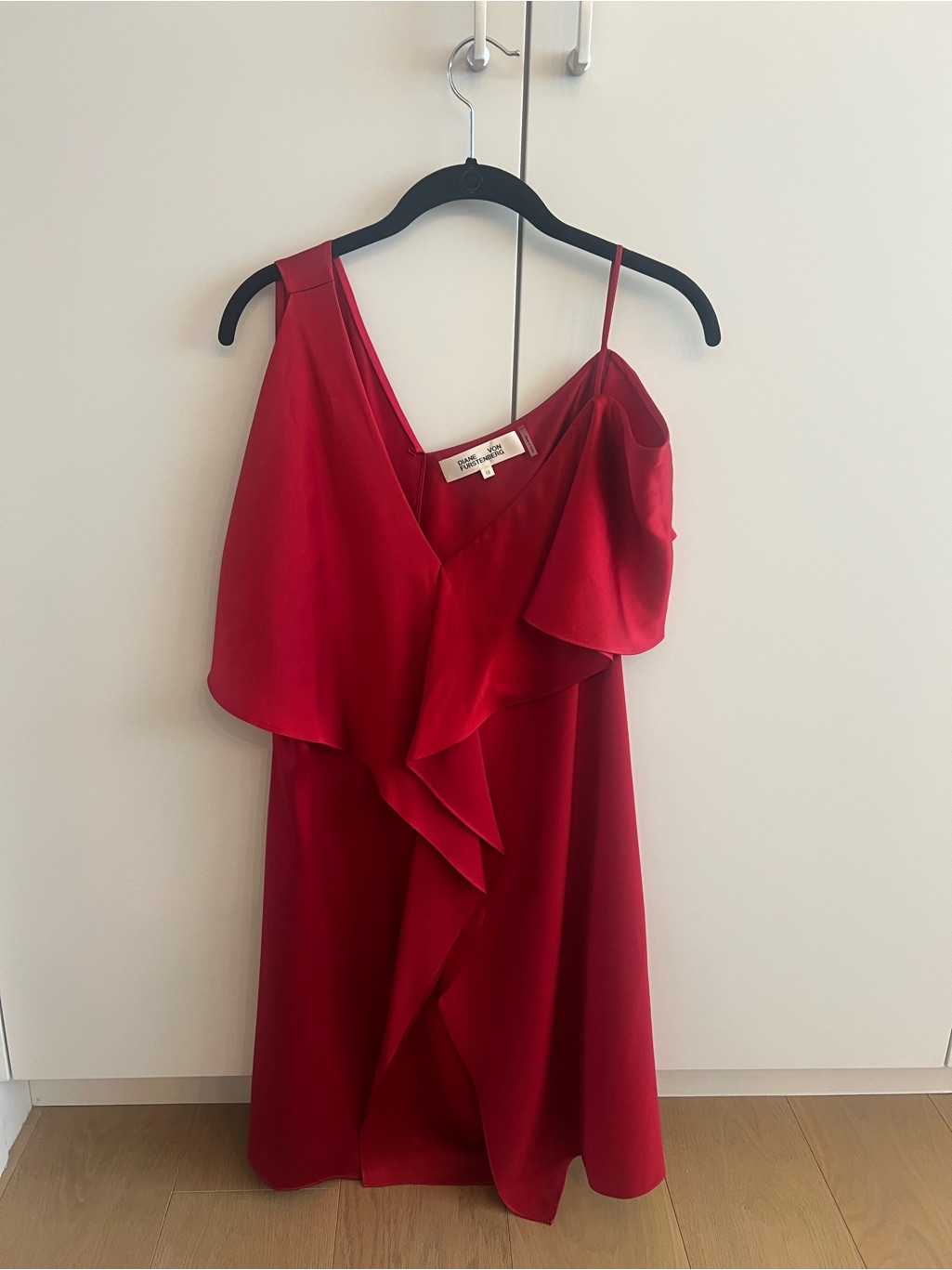 Diane Von Furstenberg Size 12 Red Dress